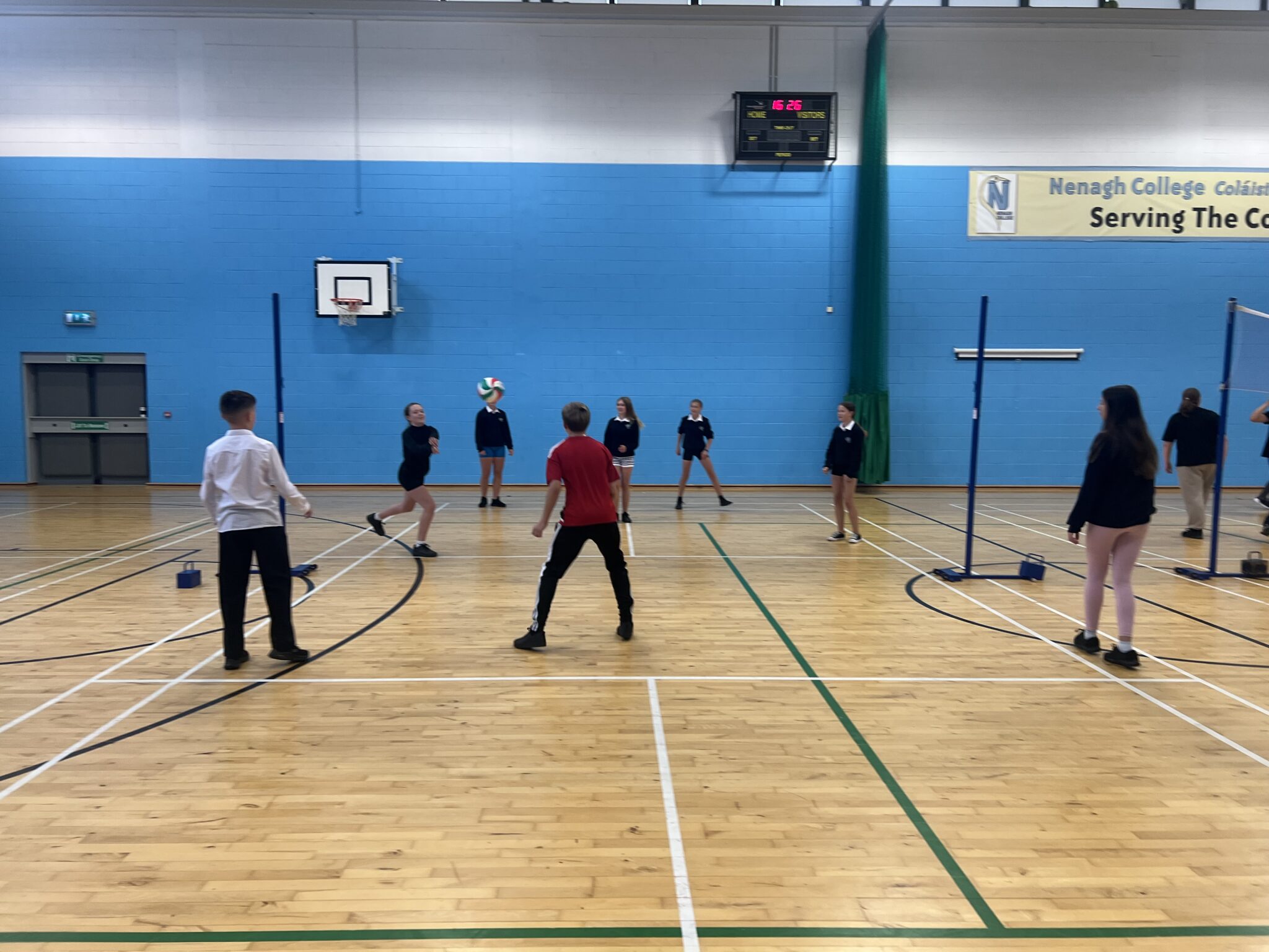 Vollyball at Nenagh College Nenagh College