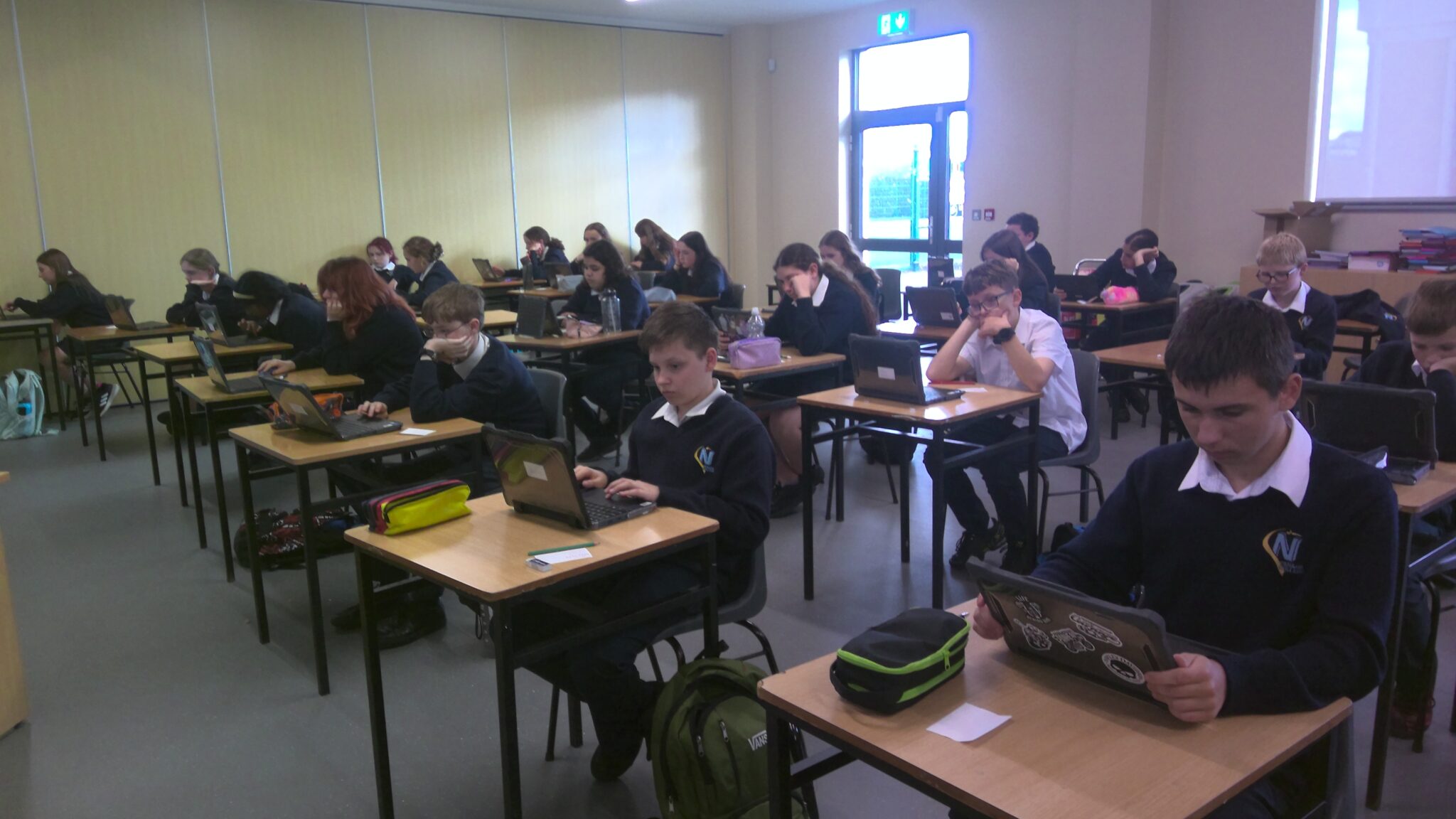 📊 CAT Testing for 1st Years Today! 🧠 Nenagh College